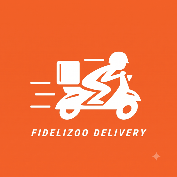 Tablero de pedidos a domicilio con estado de reparto en Fidelizoo